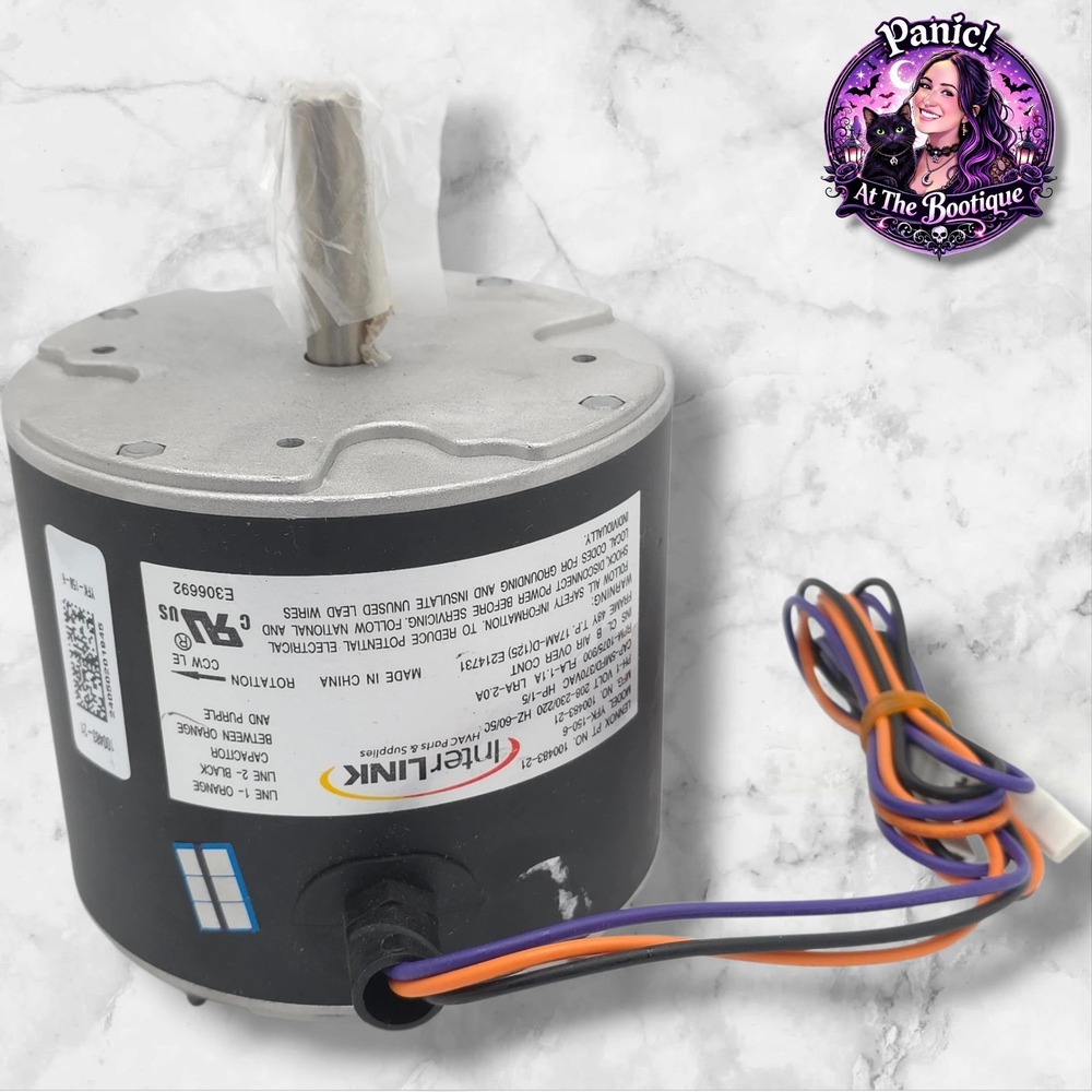 Lennox InterLink Condenser Fan Motor 1/5 HP 1075 RPM 208-230V   *Not Tested*